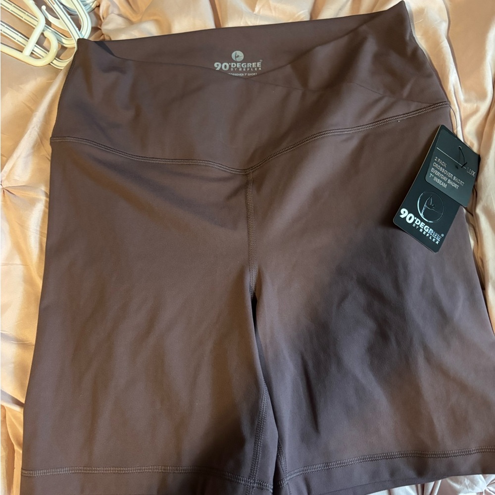90 Degree By Reflex Women's Mauve Bike Shorts
